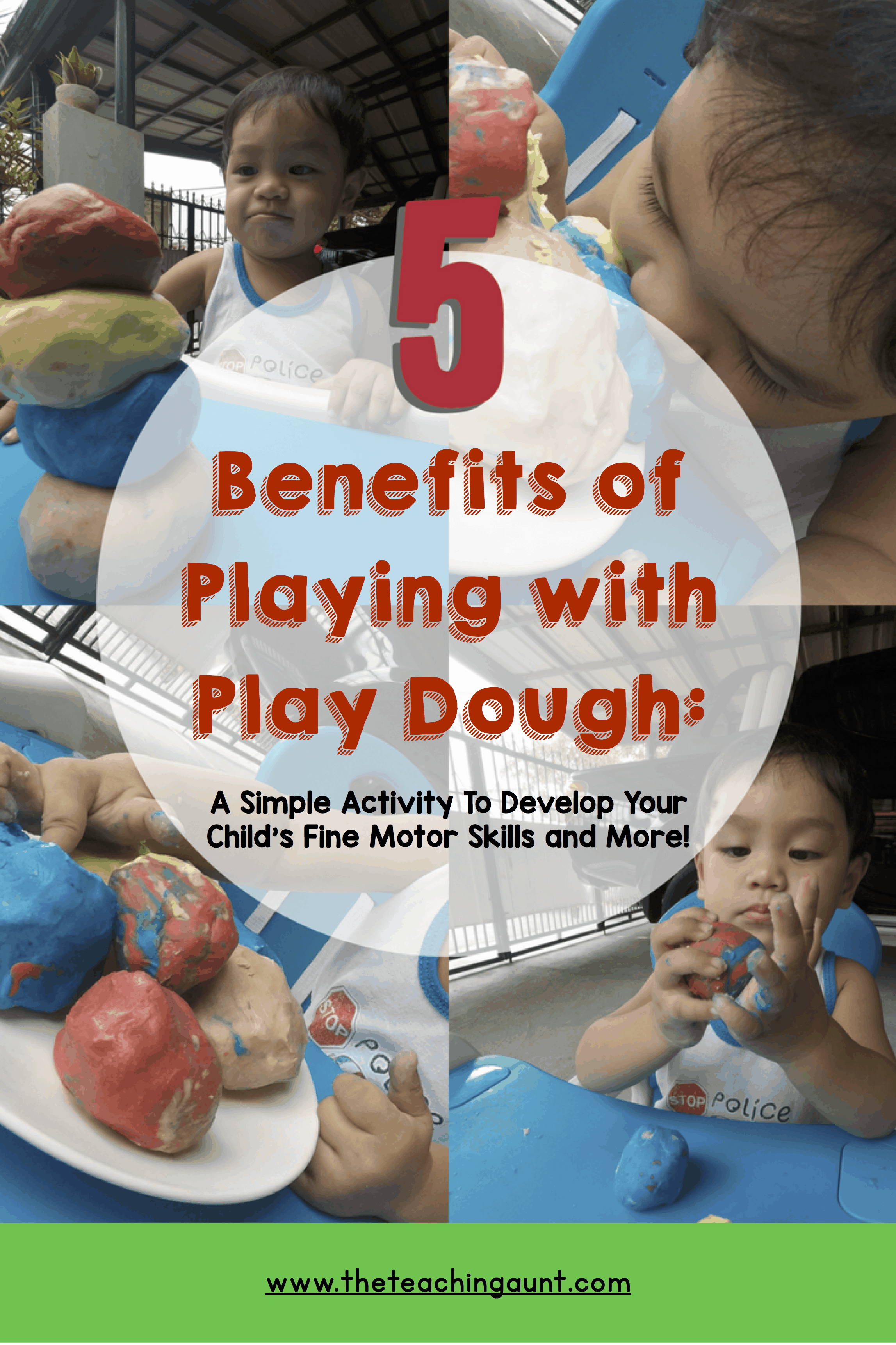 5 Sensory Benefits of Playdough for Children