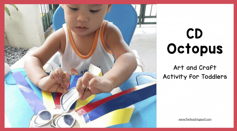 CD Octopus Art and Craft Activity for Toddlers