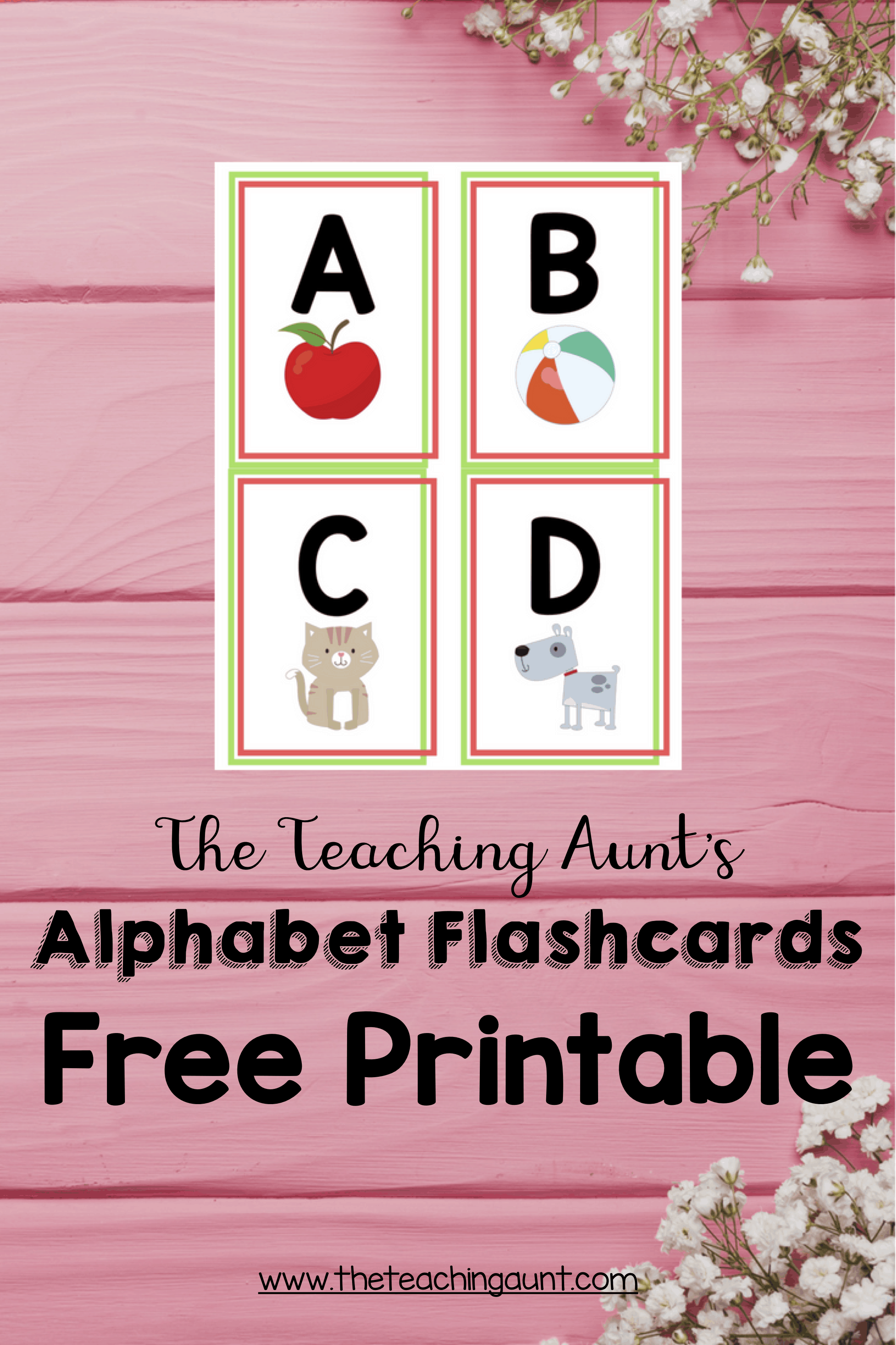 Alphabet Flashcards Free Printable