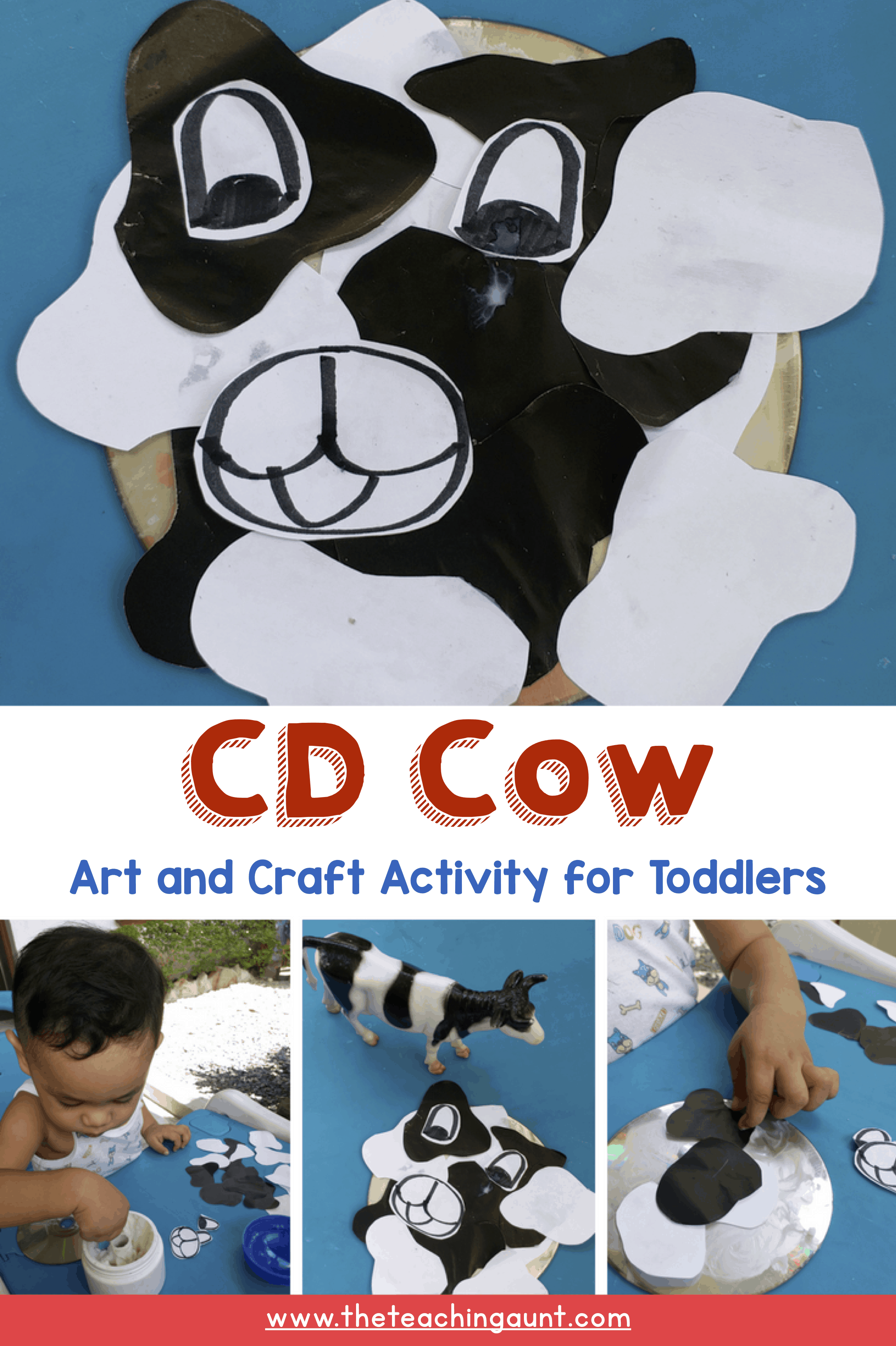Cow CD Art and Craft