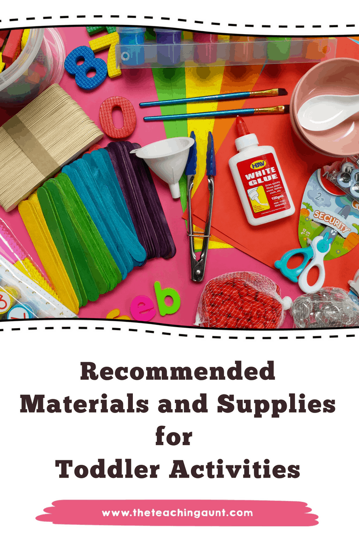 Too Much Screen Time Remedy #2: Supplies for Toddler Activities