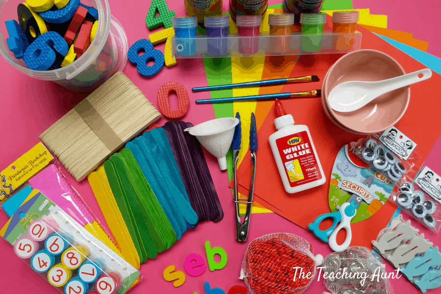 Too Much Screen Time Remedy #2: Supplies for Toddler Activities