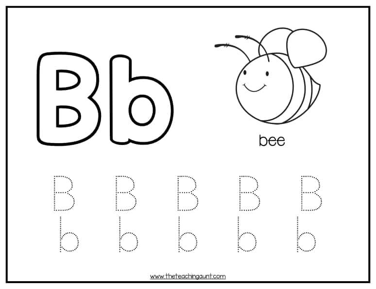 Alphabet Tracing Without Lines Free Printable