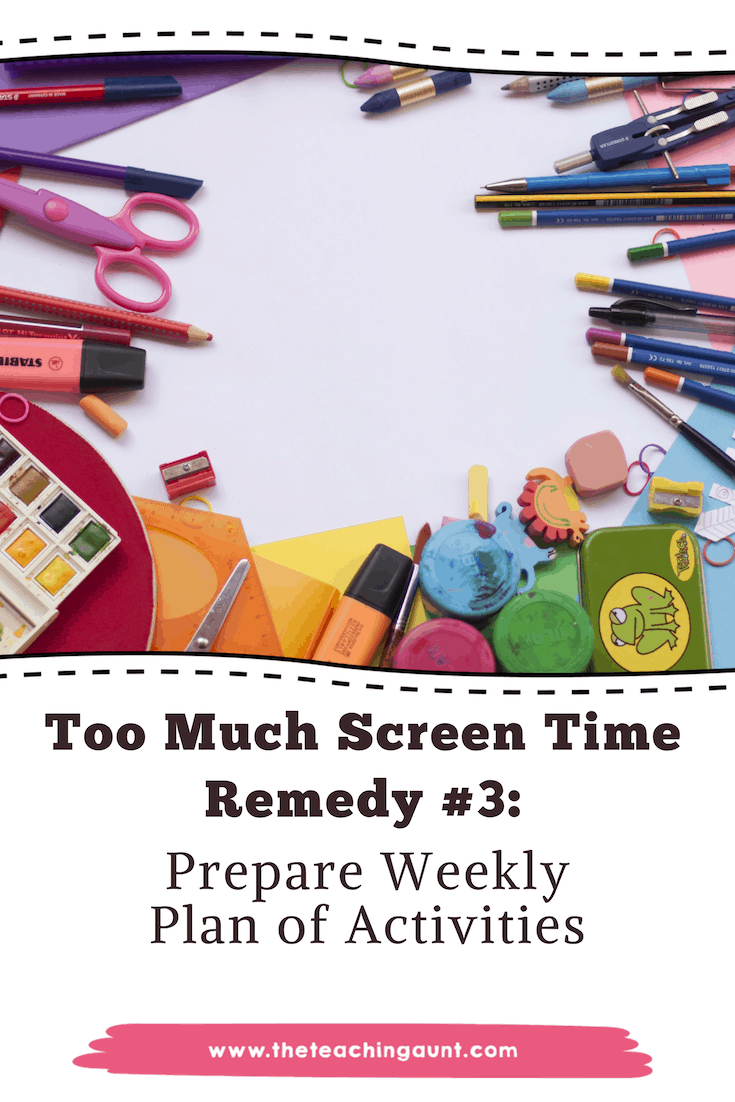 Weekly Plan of Activities for Toddlers