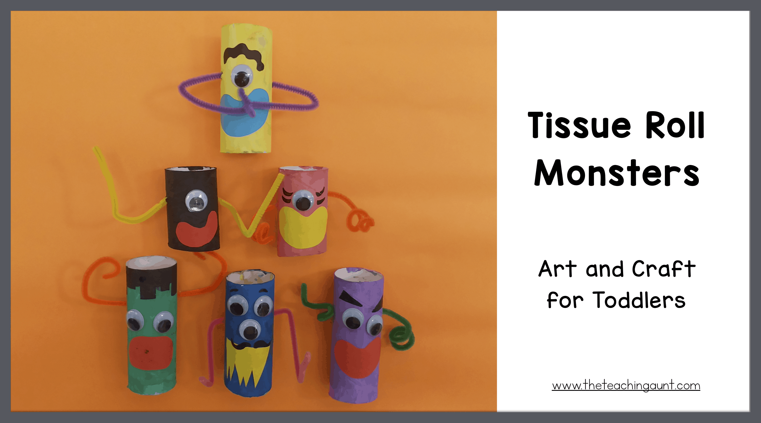 Tissue Paper Roll Monsters