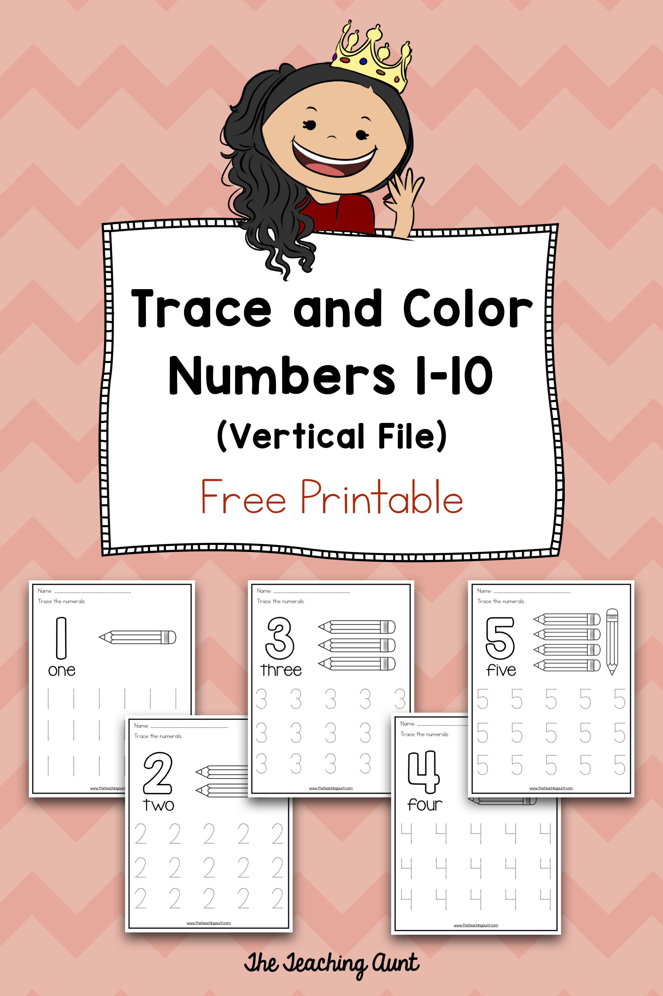 Trace and Color Numbers 1-10