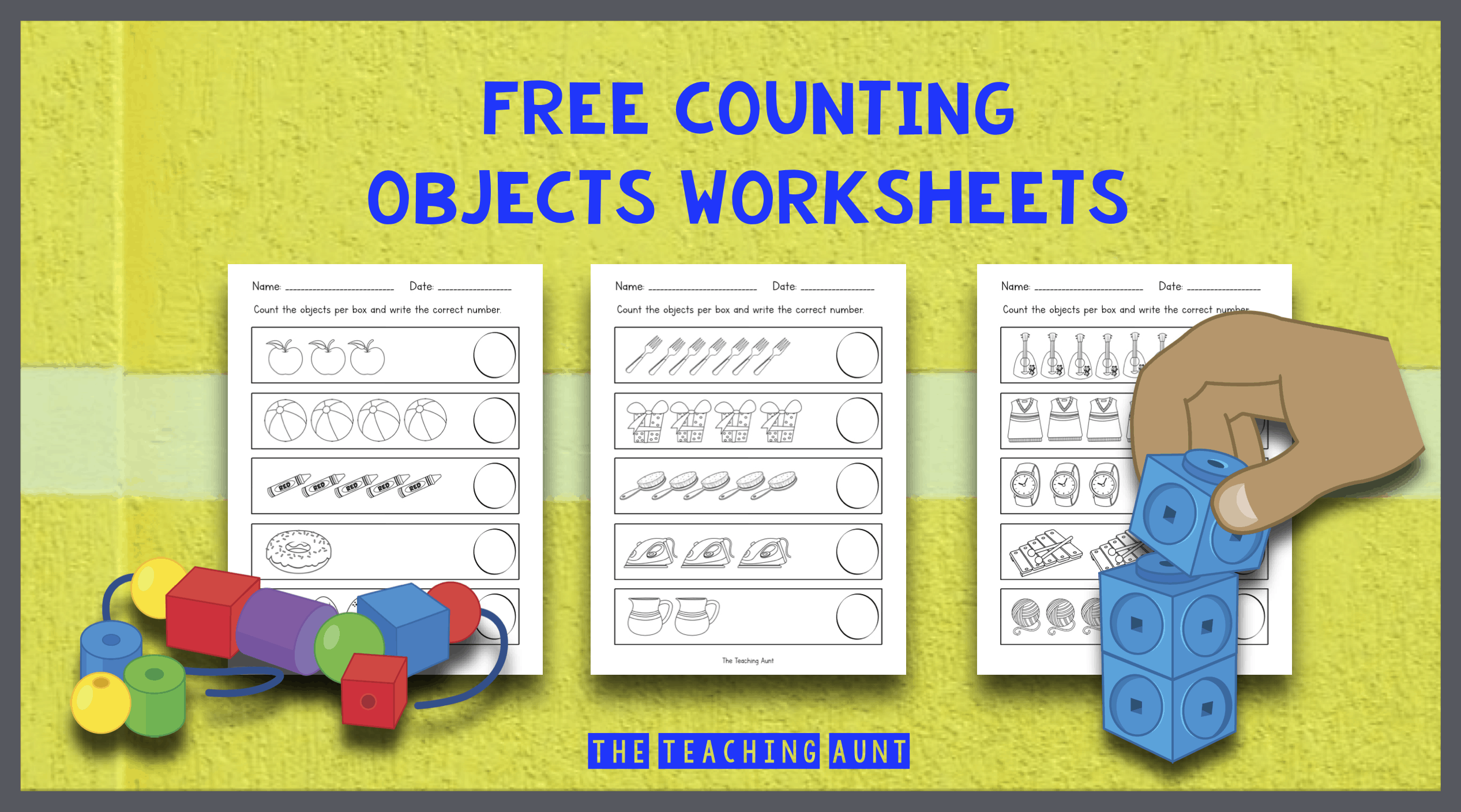 Counting Objects Worksheets