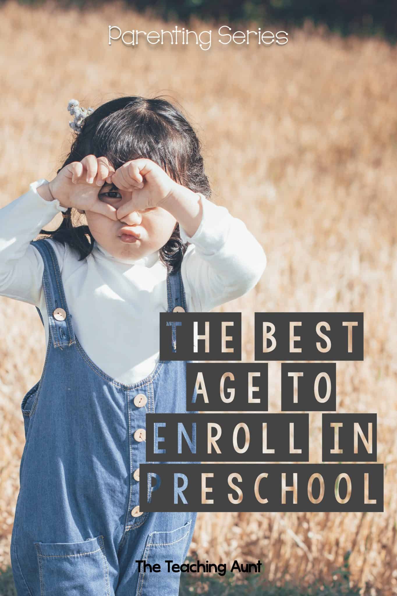 Best Age for Children To Start School The Teaching Aunt