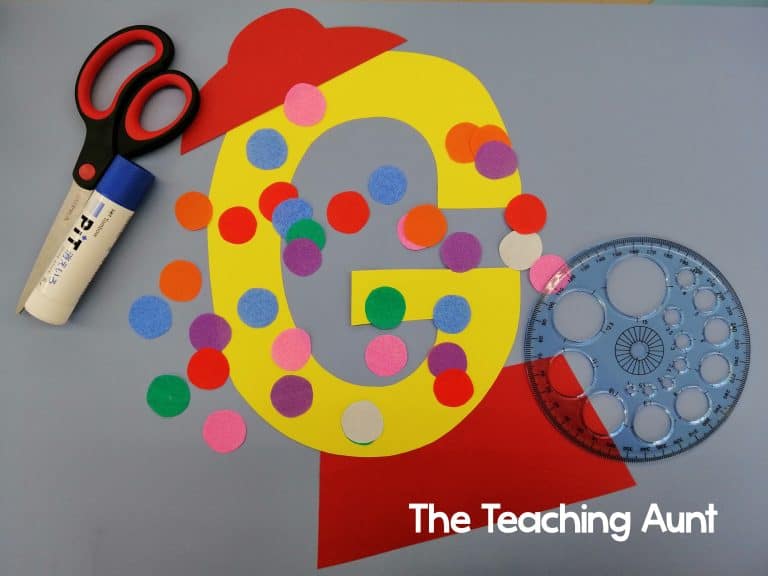 G is for Gumball Machine Art and Craft - The Teaching Aunt