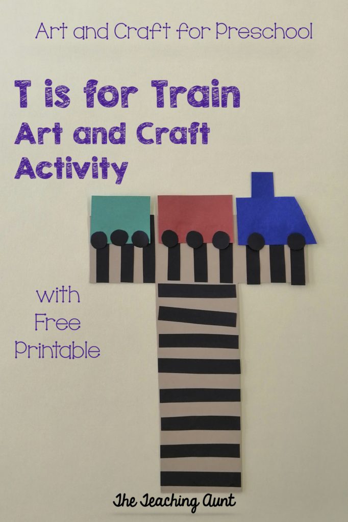 T is for Train Art and Craft