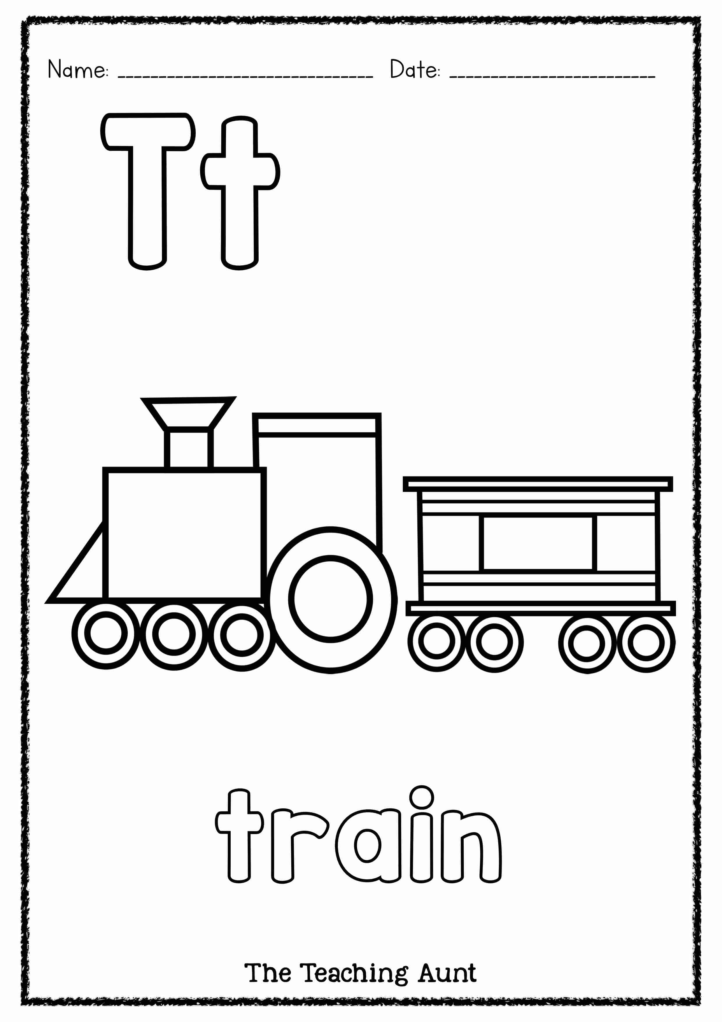 T is for Train Art and Craft