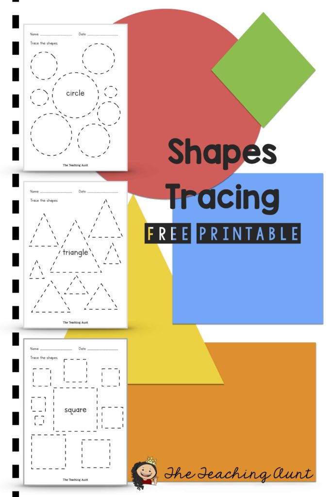 Shapes Tracing Worksheets Free Printable