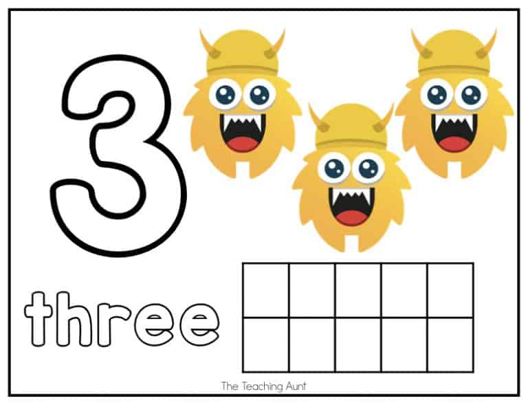 Free Numbers Playdough Mats The Teaching Aunt