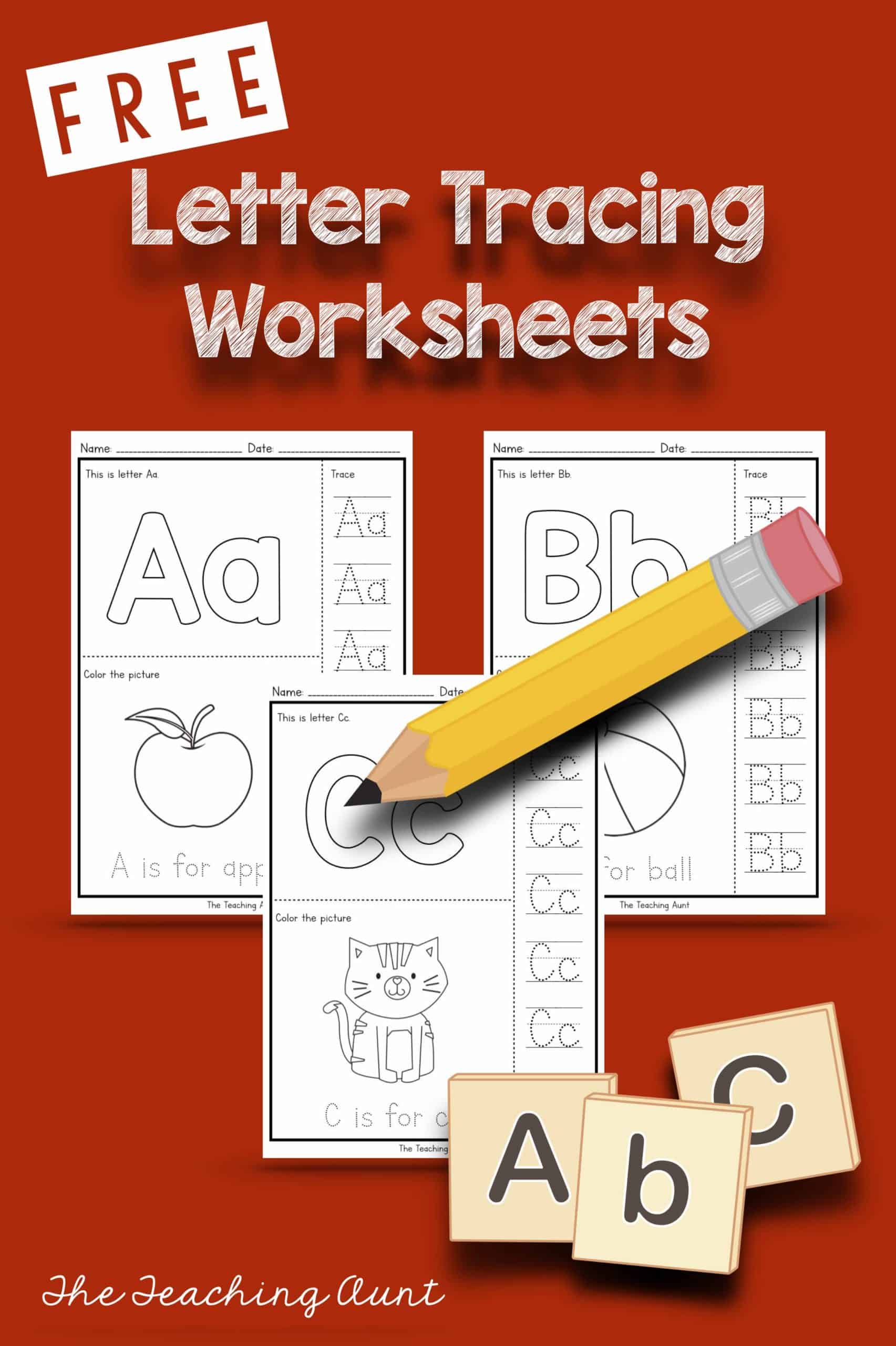Letters Tracing Worksheets Free