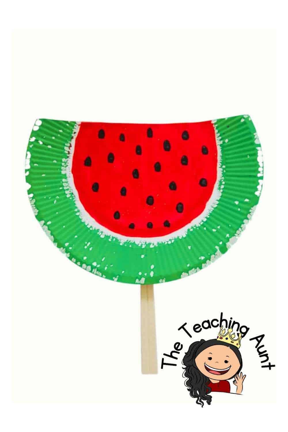 Watermelon Art and Craft Activity for Preschool