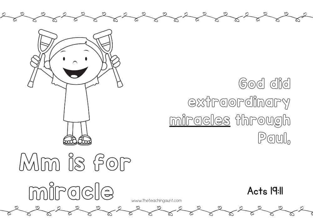ABC Bible Verse Posters for Children from The Teaching Aunt