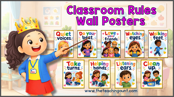 Classroom Rules Wall Posters Free