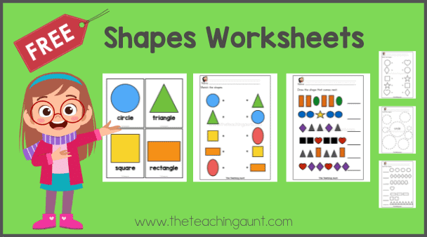 Shapes Worksheets for Kindergarten
