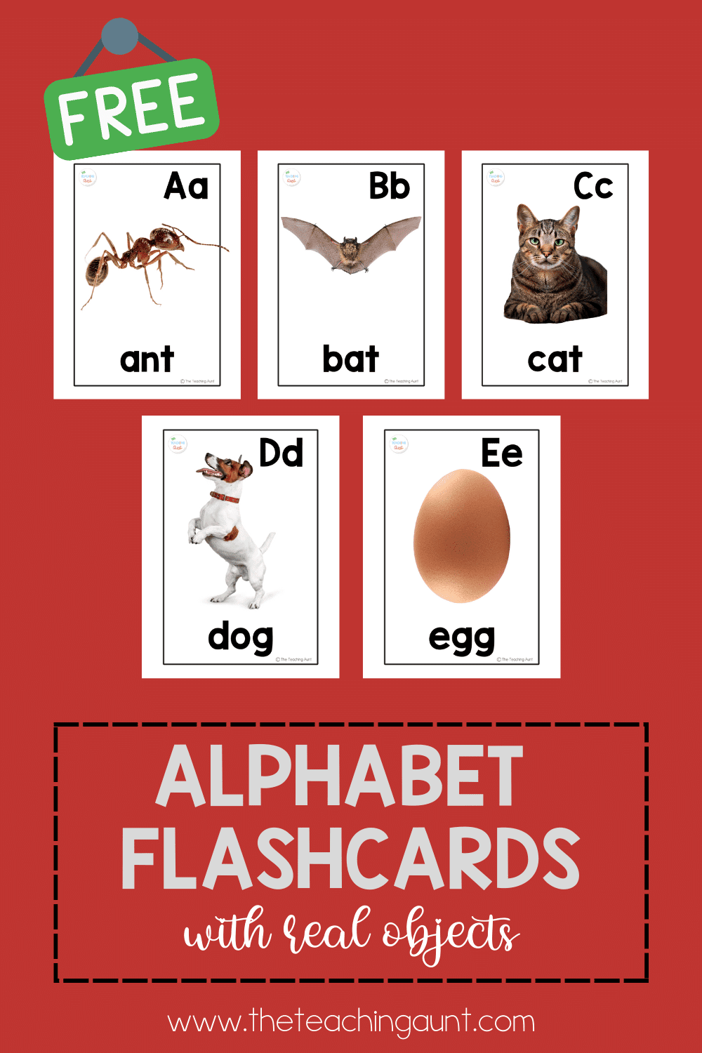free alphabet flashcards with real objects pdf