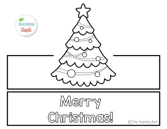 christmas tree Christmas Hat Templates PDF