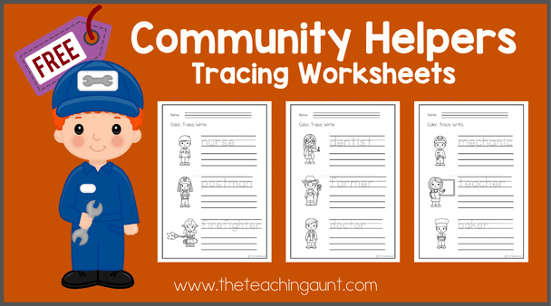 free community tracing worksheets pdf