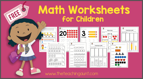 Math Worksheets for Kindergarten