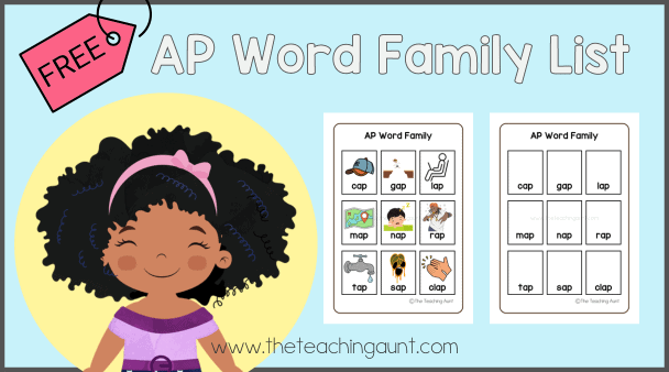 free ap word family list
