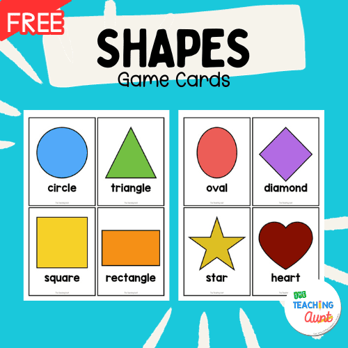 shapes game cards