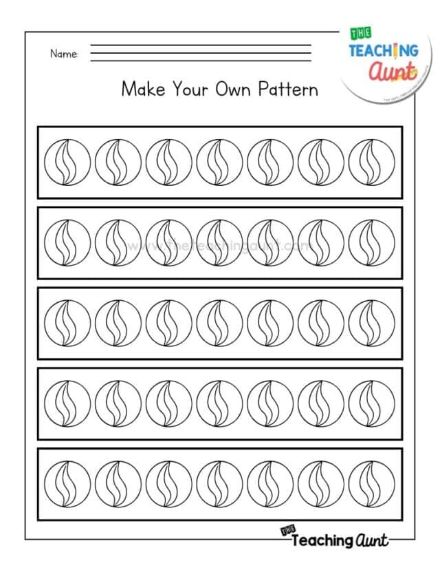 Pattern Worksheets - The Teaching Aunt