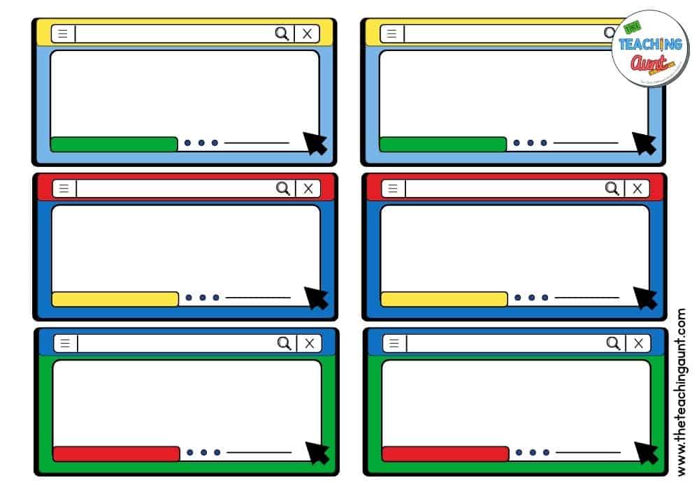 computer school labels