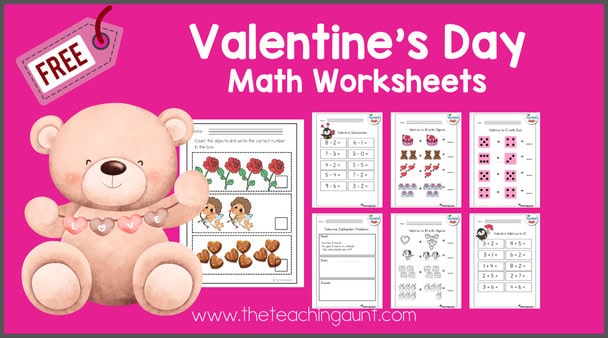 Free Valentine's Day Math Worksheets