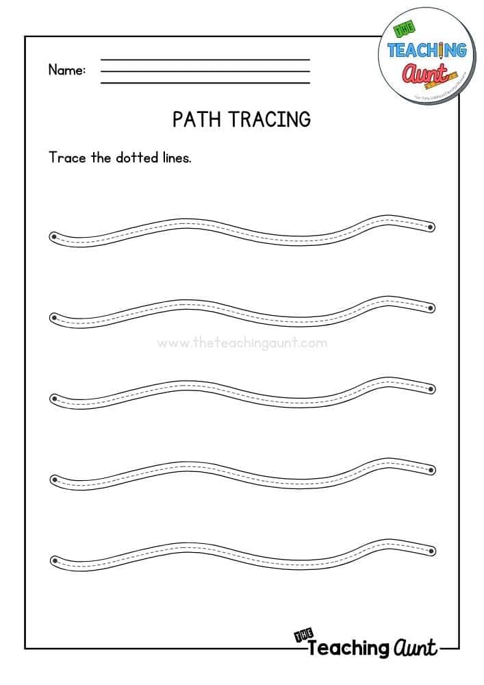 Path Lines Worksheet 1