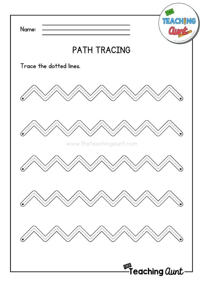 Path Lines Worksheet 2