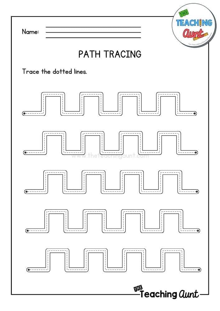 Path Lines Worksheet 3