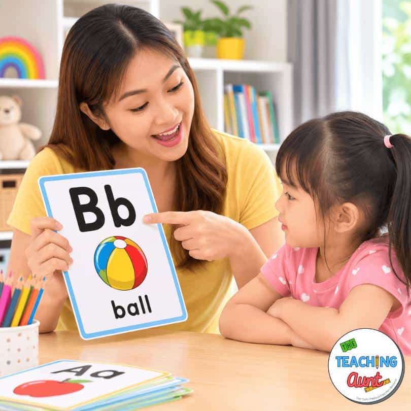 teaching letter b